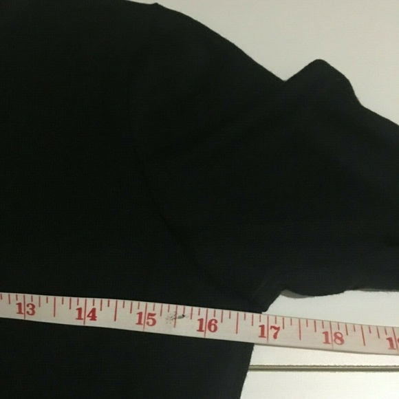 IZ Byer Womens Medium Black Top V-Neck NWT - Picture 7 of 8